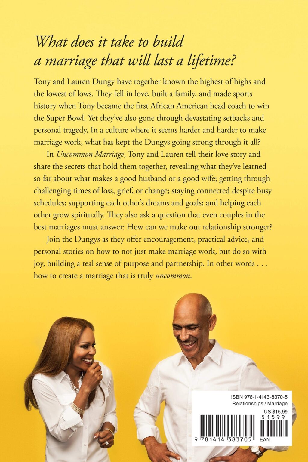Uncommon Marriage: What We've Learned about Lasting Love and Overcoming Life's Obstacles Together